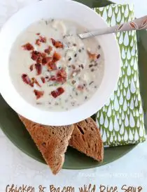 Chicken & Bacon Wild Rice Soup