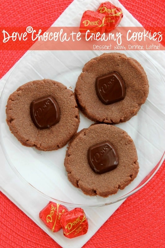 Dove® Chocolate Creamy Cookies | Dessert Now Dinner Later