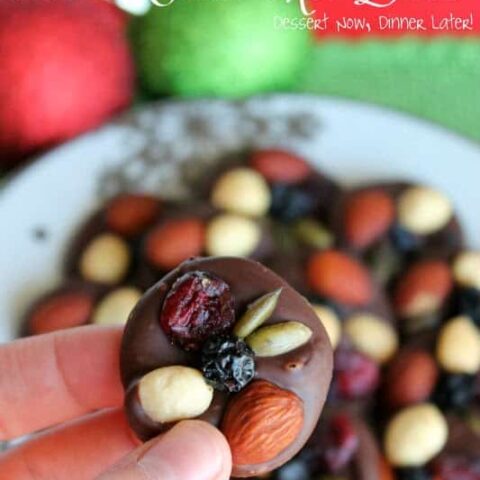 Dark Chocolate Trail Mix Bites