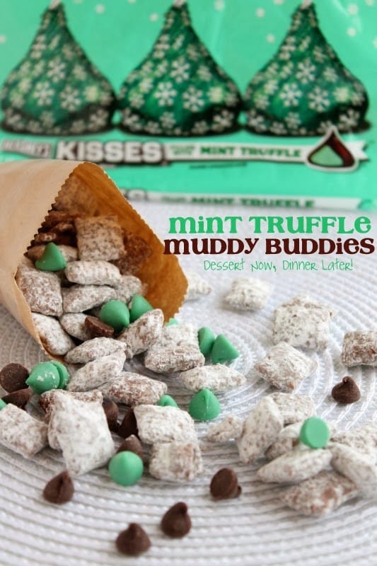 Mint Truffle Muddy Buddies