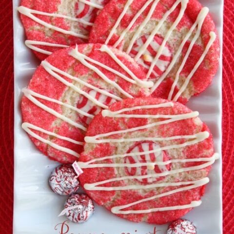 Peppermint Thumbprint Cookies