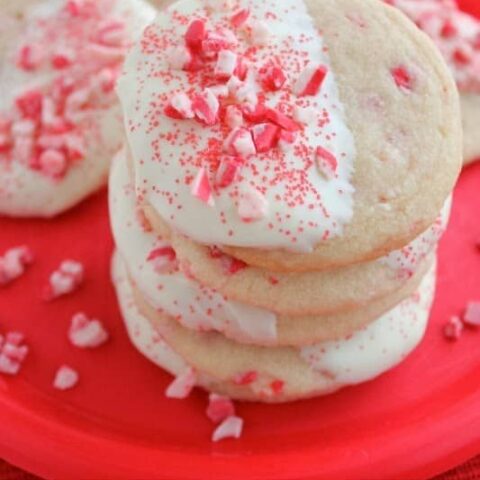 White Chocolate Dipped Sugar Cookies – Recipe from Yummiest Food Cookbook