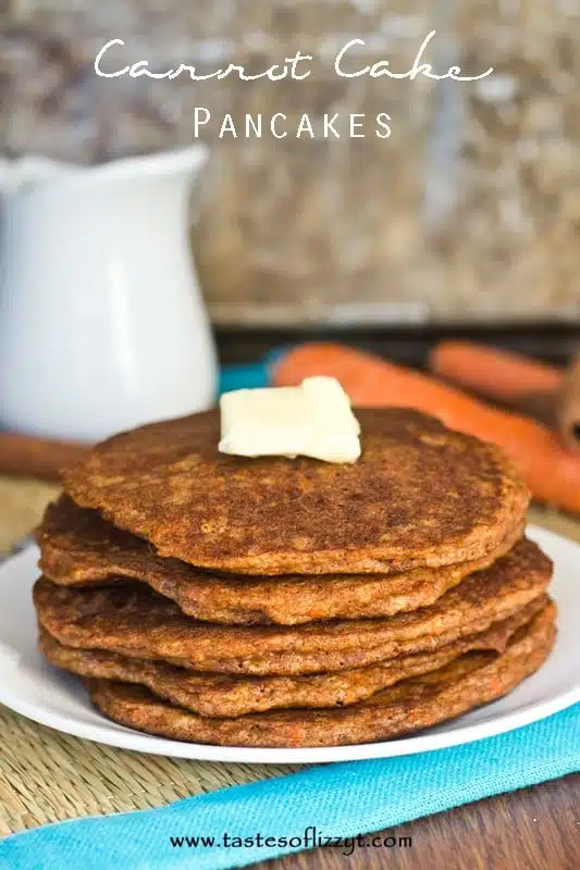 Carrot Cake Pancakes {Tastes of Lizzy T}