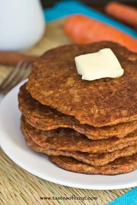 Carrot Cake Pancakes {Tastes of Lizzy T}