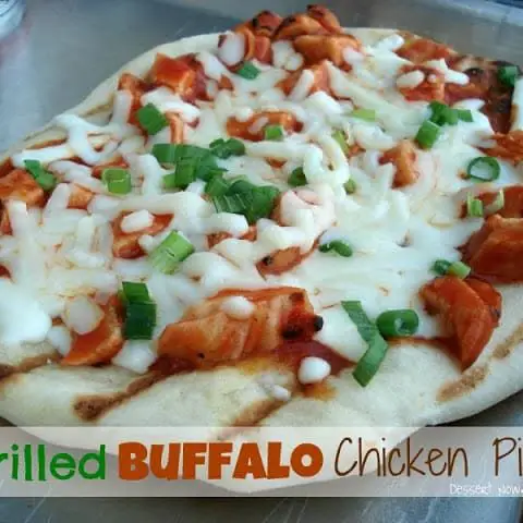 Grilled Buffalo Chicken Pizza