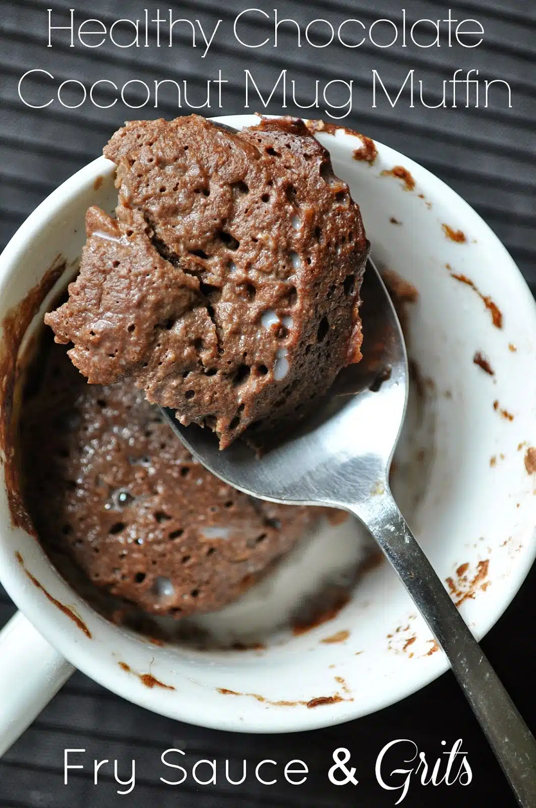 Paleo Chocolate Coconut Mug Muffin Fry Sauce and Grits 