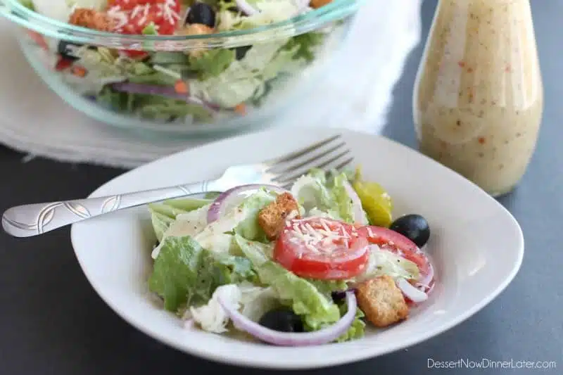 Copycat Olive Garden Salad Dressing - The Foodie and The Fix