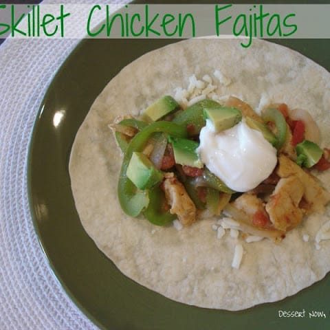 Skillet Chicken Fajitas