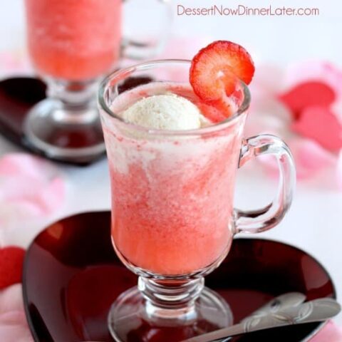 Sparkling Strawberry Float