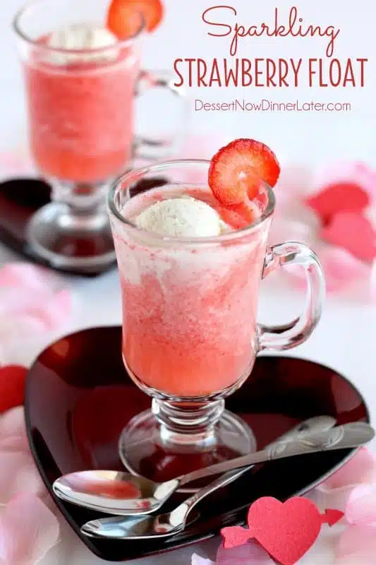 Sparkling Strawberry Float1