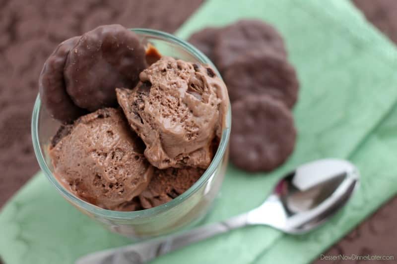 Chocolate Thin Mint Ice Cream