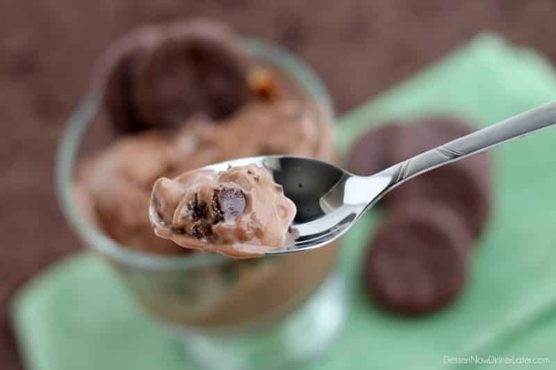Chocolate Thin Mint Ice Cream Dessert Now, Dinner Later!