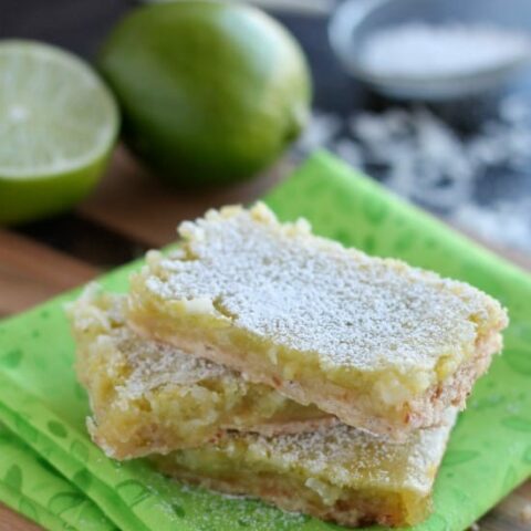 Coconut Key Lime Bars