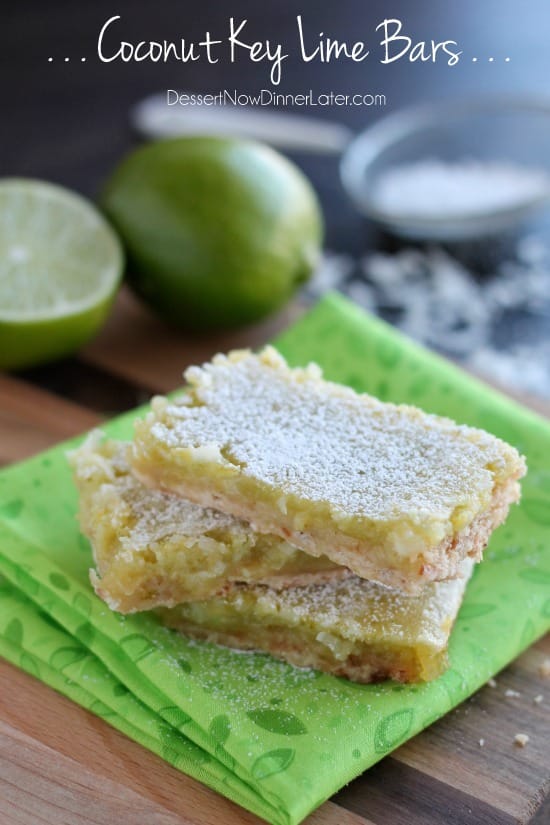 Coconut Key Lime Bars