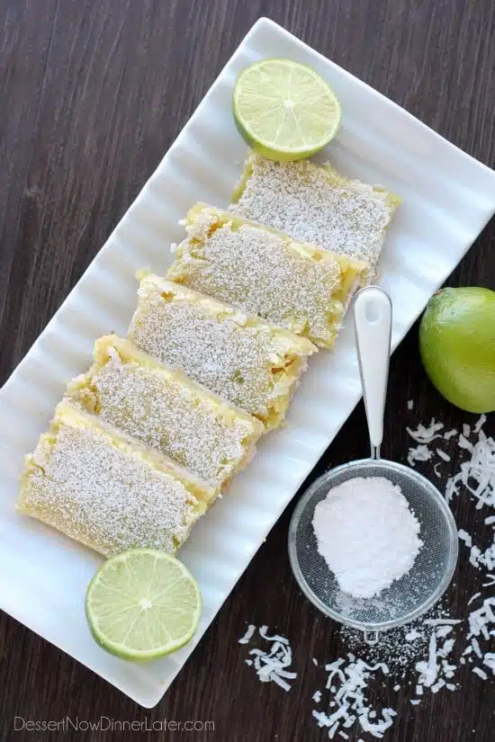 Coconut Key Lime Bars