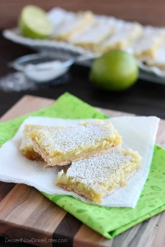 Coconut Key Lime Bars