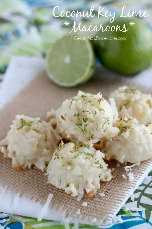 Coconut Key Lime Macaroons1