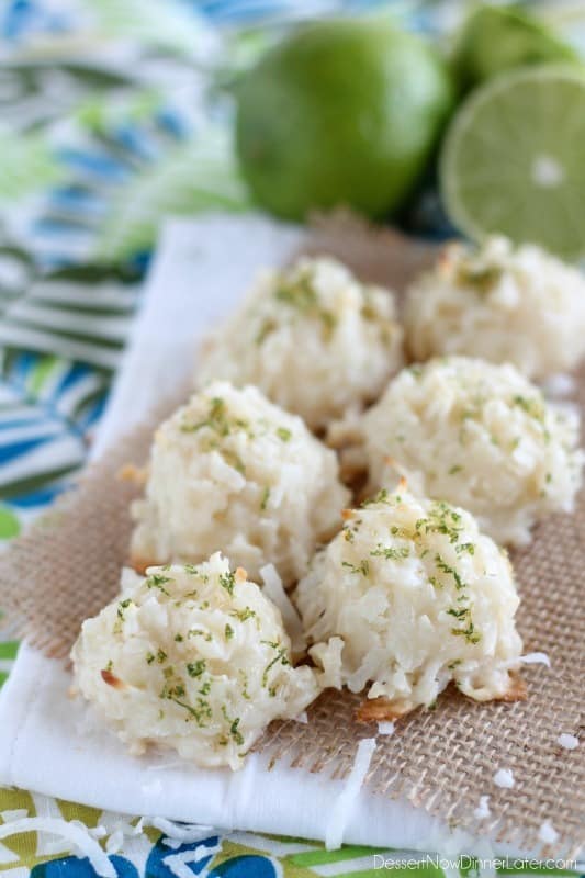 Coconut Key Lime Macaroons3