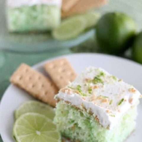 Key Lime Poke Cake