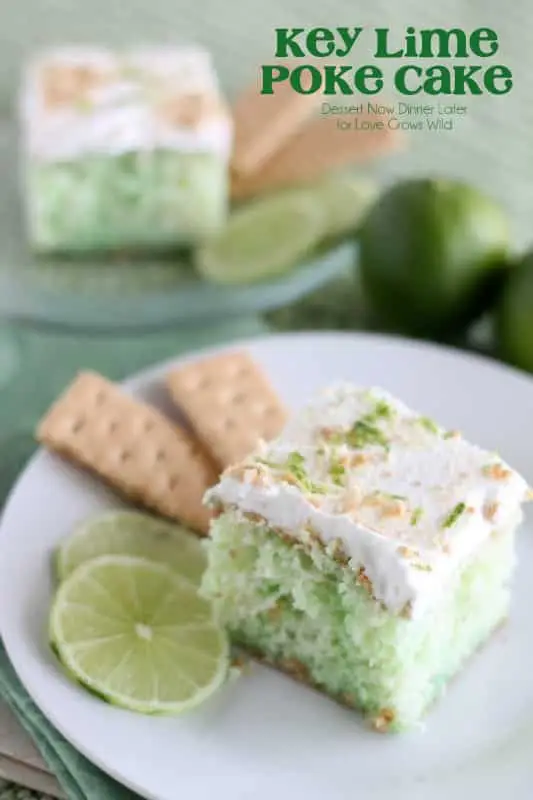 Key Lime Poke Cake