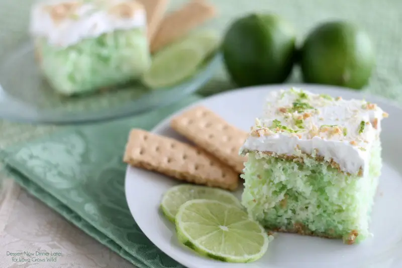 Key Lime Poke Cake