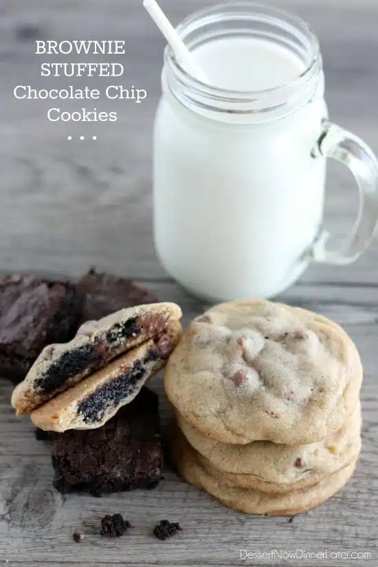 Brownie Stuffed Cookies