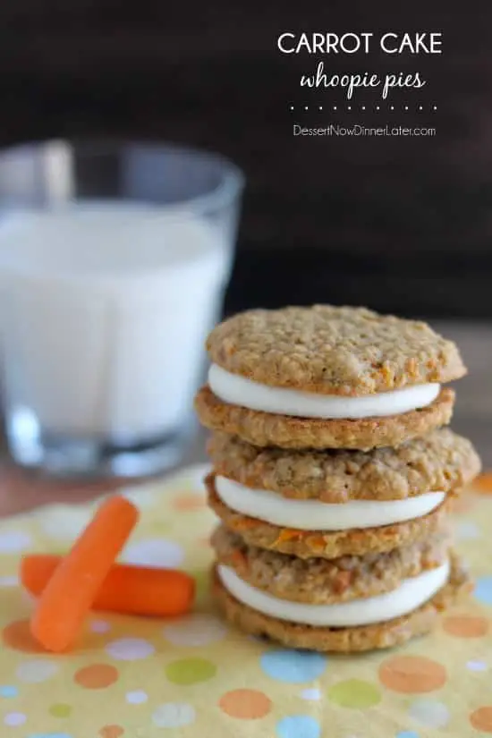 Carrot Cake Whoopie Pies