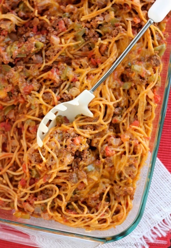 Confetti Spaghetti Dessert Now, Dinner Later!