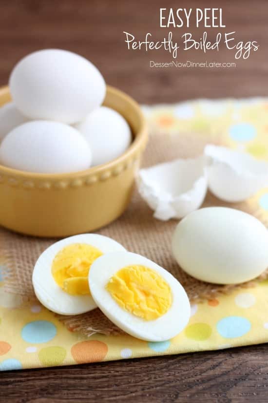 Perfect Hard Boiled Eggs {Easy Peel}