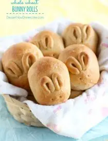 Fluffy Whole Wheat Bunny Rolls