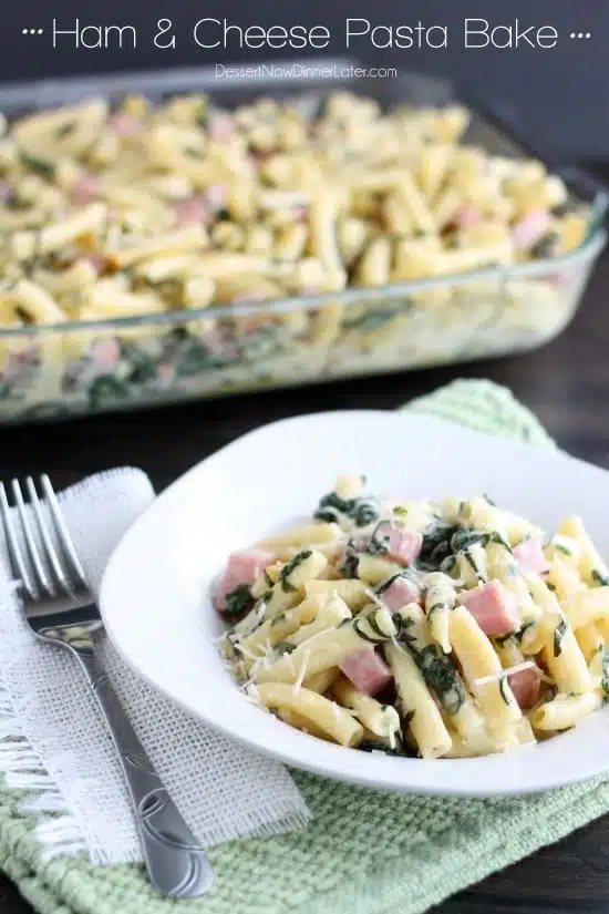 Ham & Cheese Pasta Bake