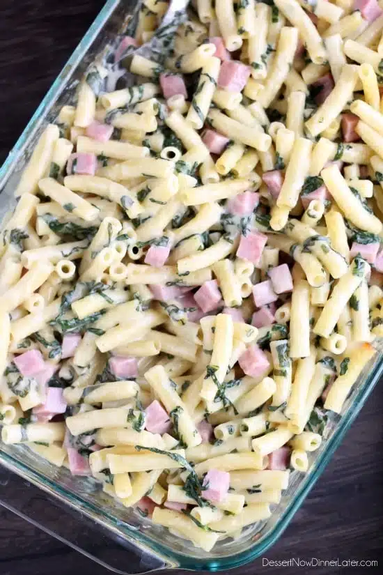 Ham & Cheese Pasta Bake