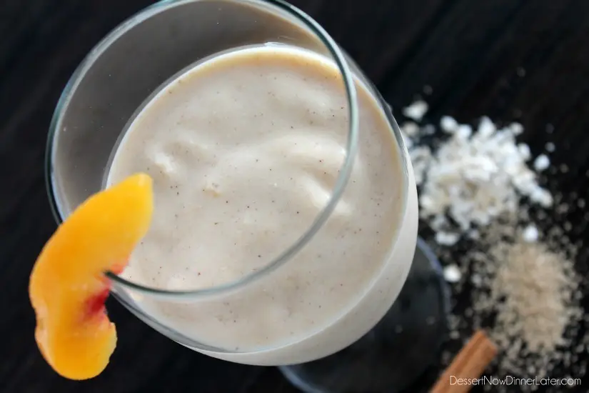 Peach Cobbler Smoothie