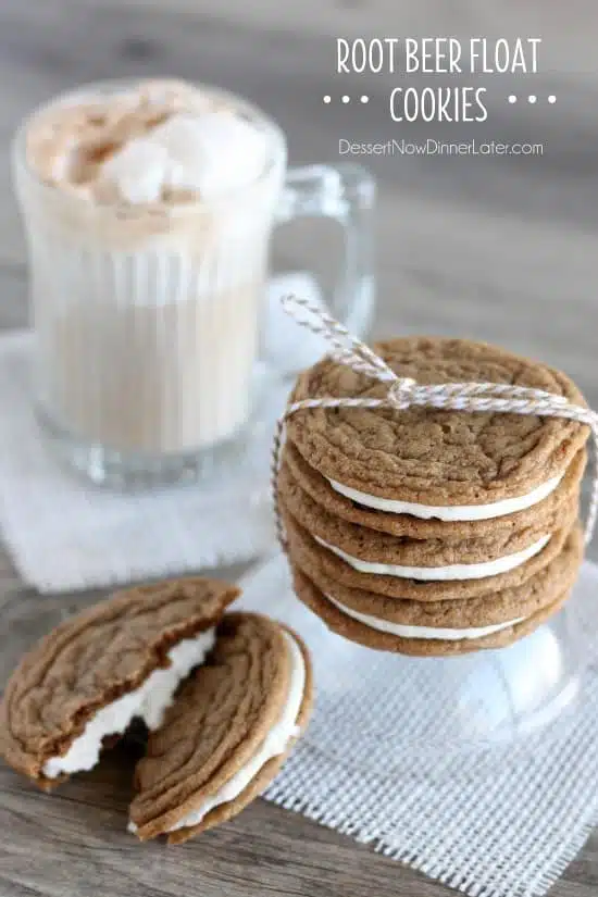 Root Beer Float Cookies