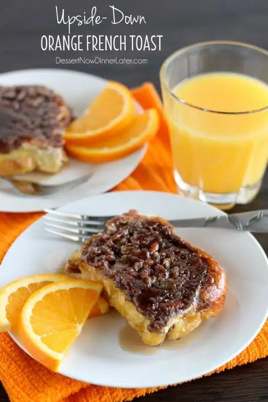 Upside-Down Orange French Toast