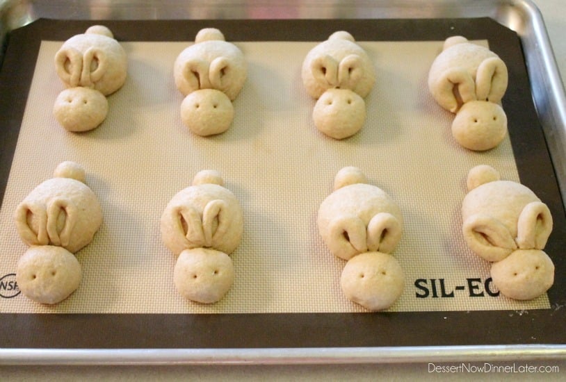 Whole Wheat Easter Bunny Rolls