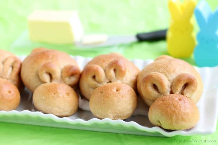 Whole Wheat Easter Bunny Rolls