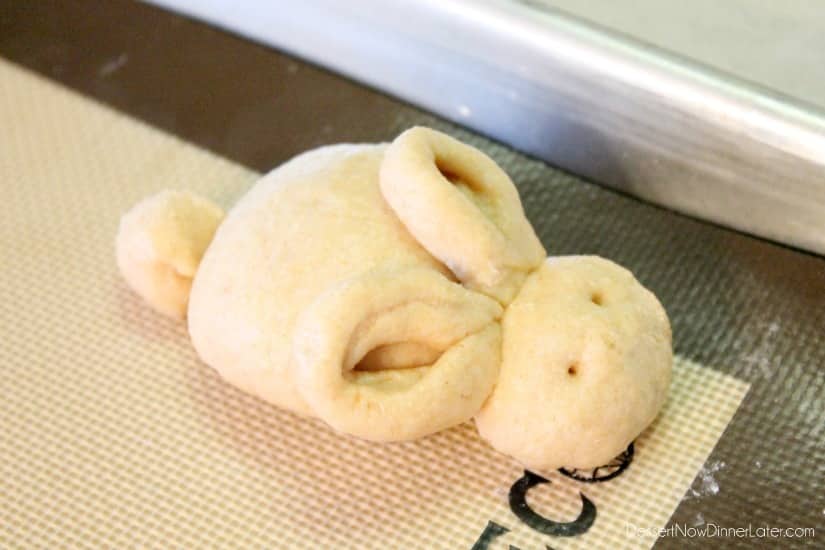 Whole Wheat Easter Bunny Rolls