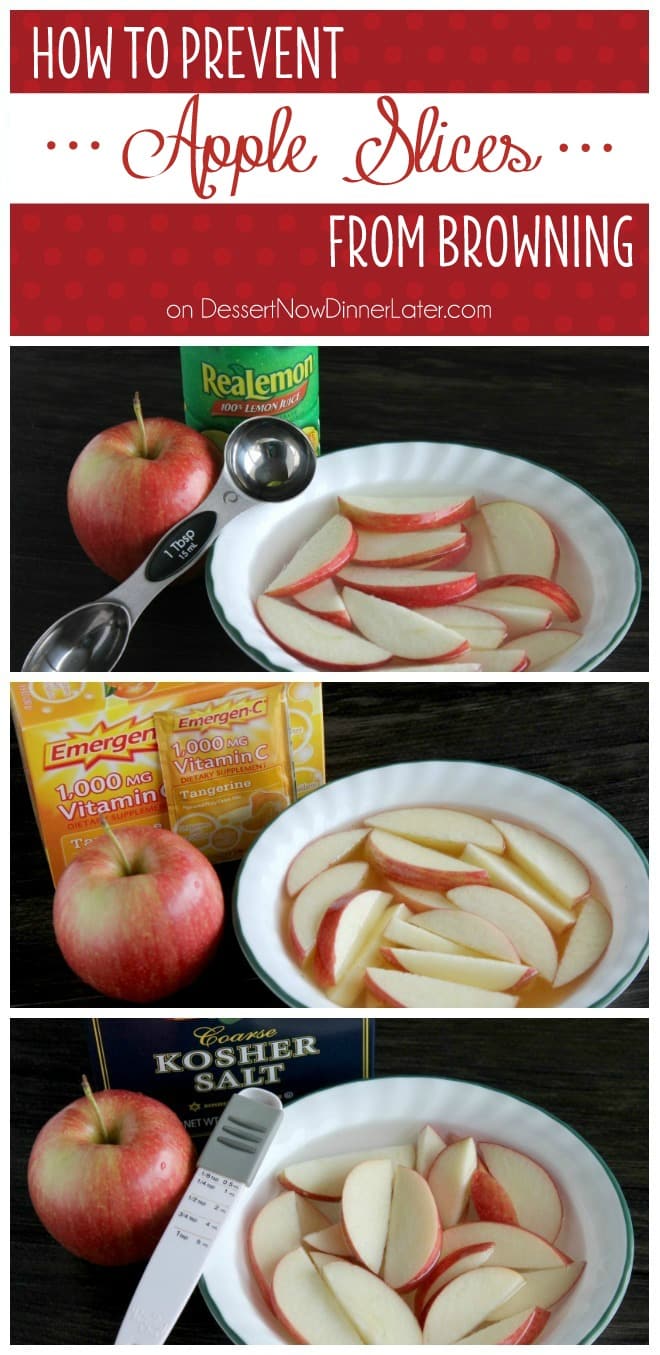 How to Prevent Apple & Pear Slices from Browning