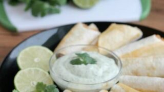 Baked Honey Lime Chicken Taquitos