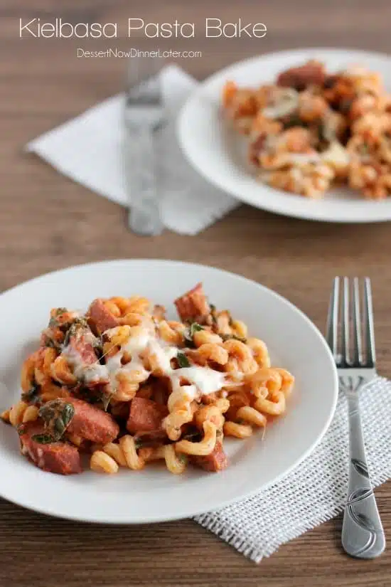 Kielbasa Pasta Bake