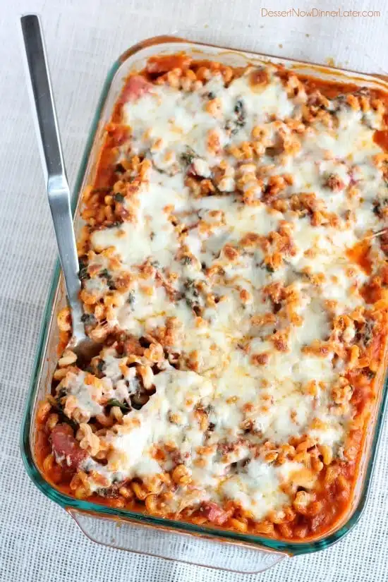 Kielbasa Pasta Bake