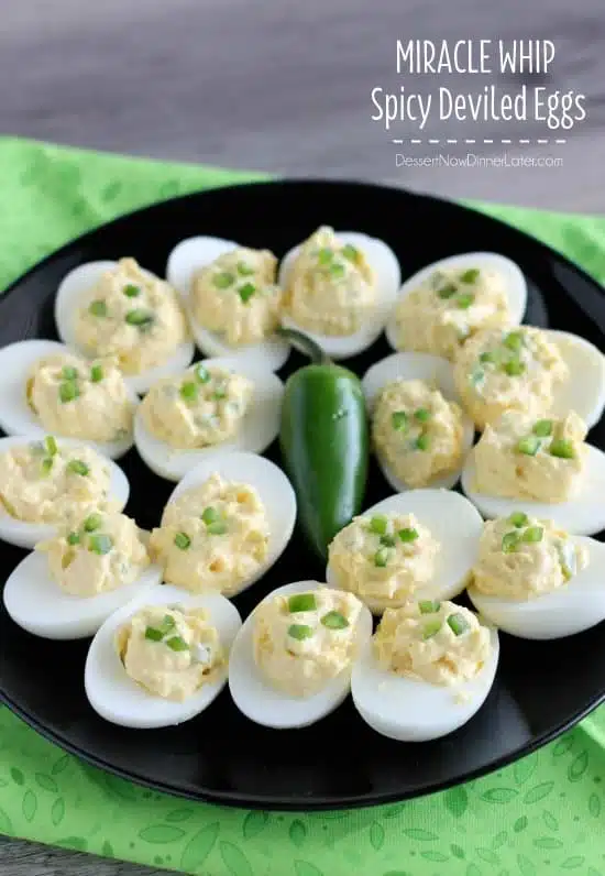 MIRACLE WHIP Spicy Deviled Eggs