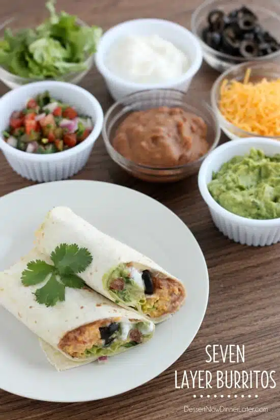 Seven Layer Burritos