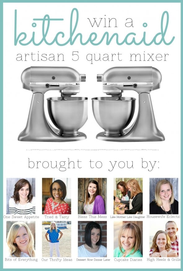 KitchenAid Mixer GIVEAWAY! Dessert Now, Dinner Later!