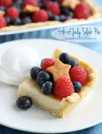 4th of July Slab Pie