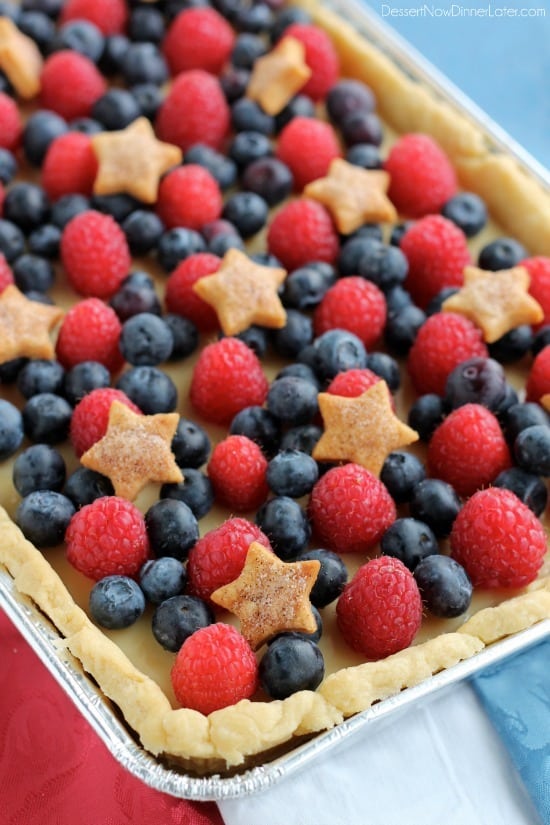 4th of July Slab Pie