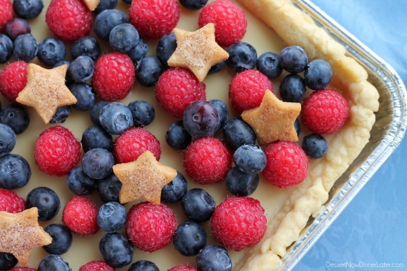 4th of July Slab Pie Dessert Now, Dinner Later!