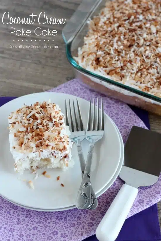 Coconut Cream Poke Cake