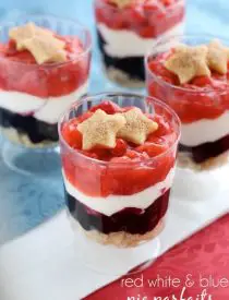 Red White & Blue Pie Parfaits